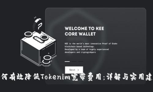 如何有效降低Tokenim宽带费用：详解与实用建议